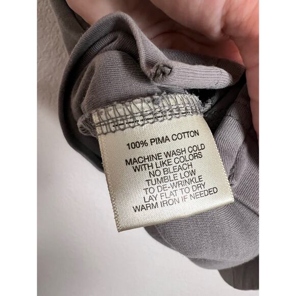 Men’s Robert Barakett Gray Crewneck T-Shirt Size M - Picture 8 of 8